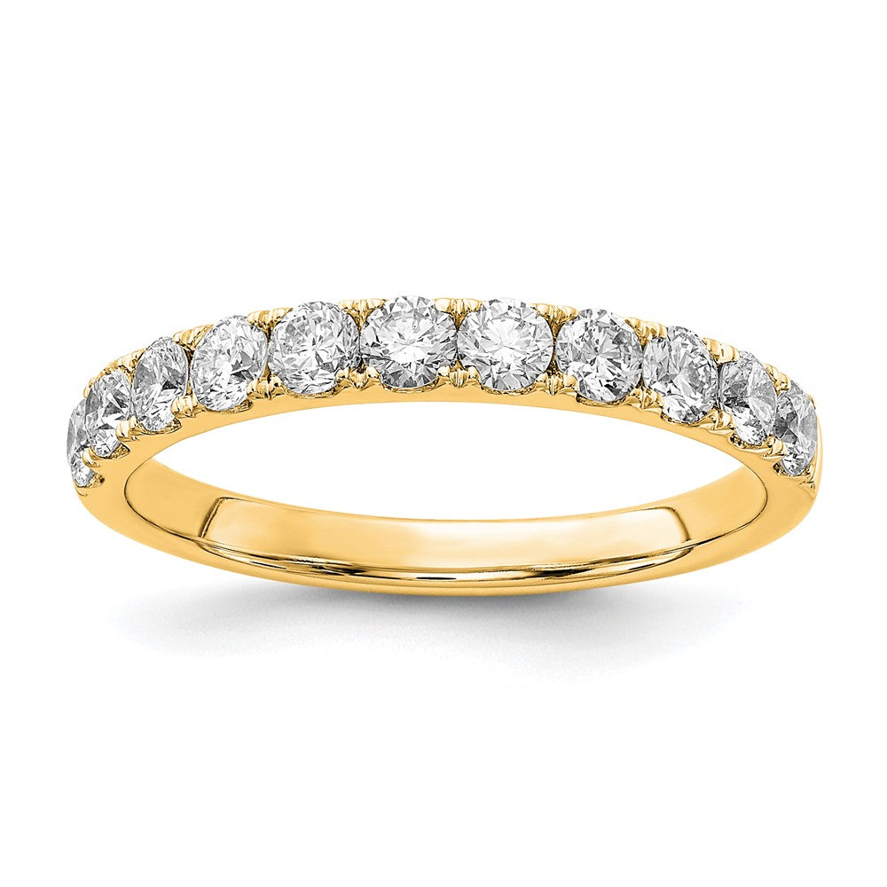 14K Gold Lab Grown Diamond VS/SI FGH 3/4ct Wedding Band