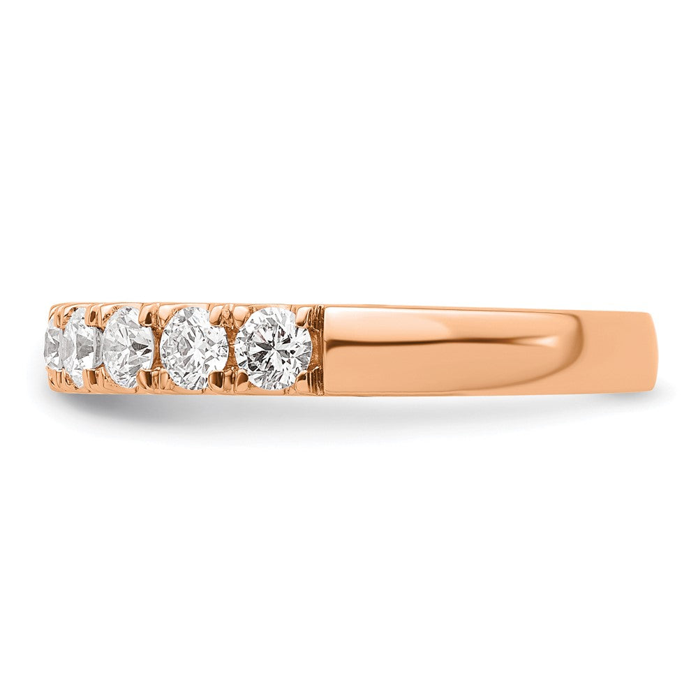 14K Rose Gold Lab Grown Diamond VS/SI FGH 1ct Wedding Band