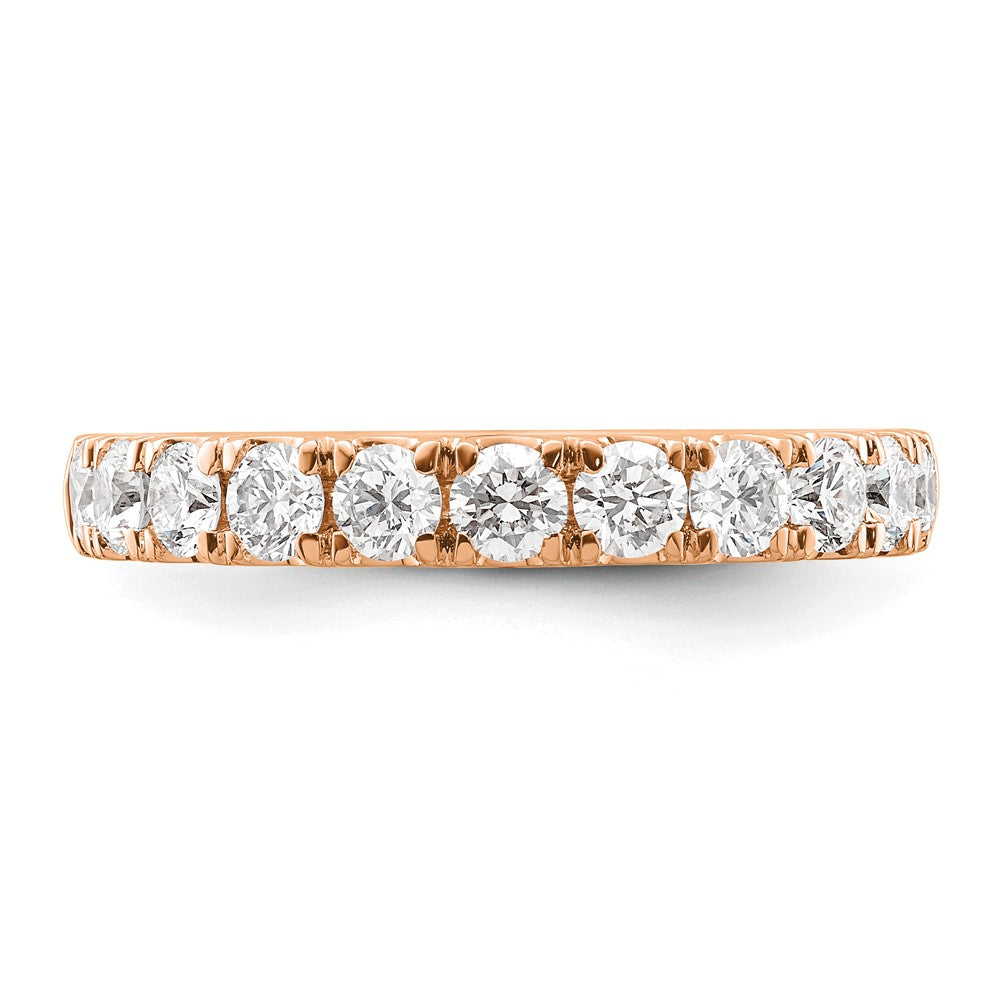 14K Rose Gold Lab Grown Diamond VS/SI FGH 1ct Wedding Band