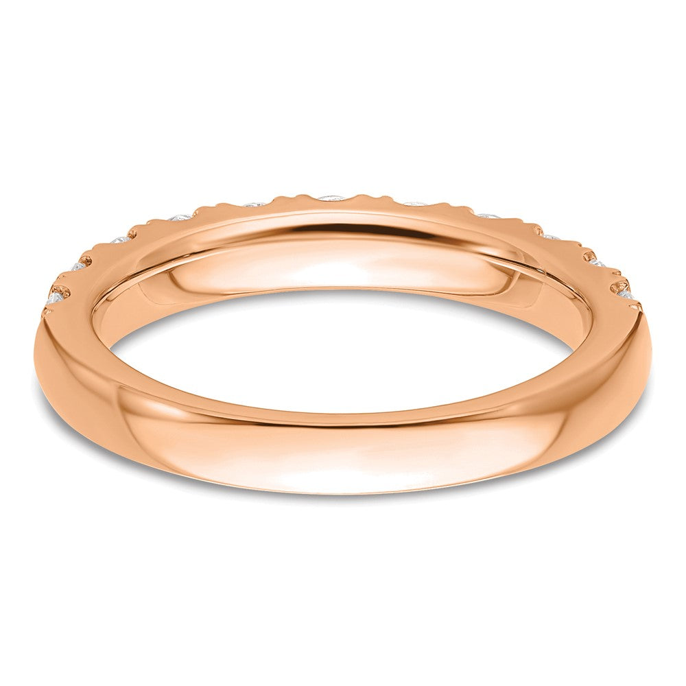 14K Rose Gold Lab Grown Diamond VS/SI FGH 1ct Wedding Band