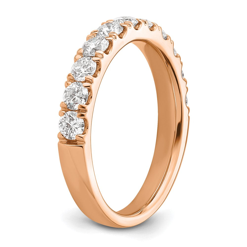 14K Rose Gold Lab Grown Diamond VS/SI FGH 1ct Wedding Band