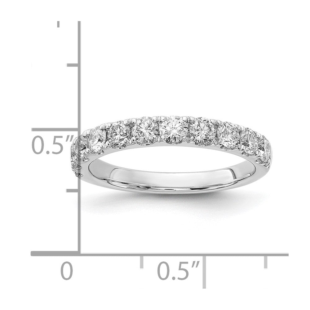 14K White Gold Lab Grown Diamond VS/SI FGH 1ct Wedding Band