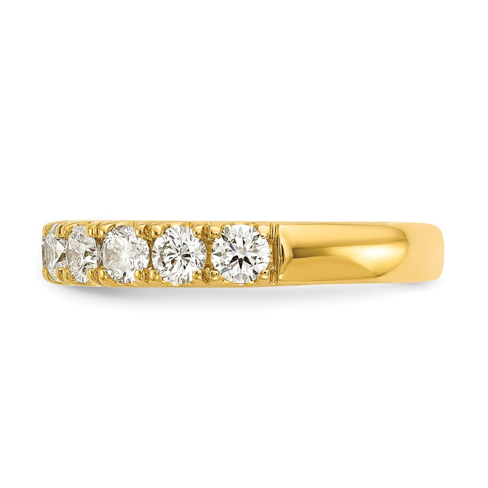 14K Gold Lab Grown Diamond VS/SI FGH 1ct Wedding Band