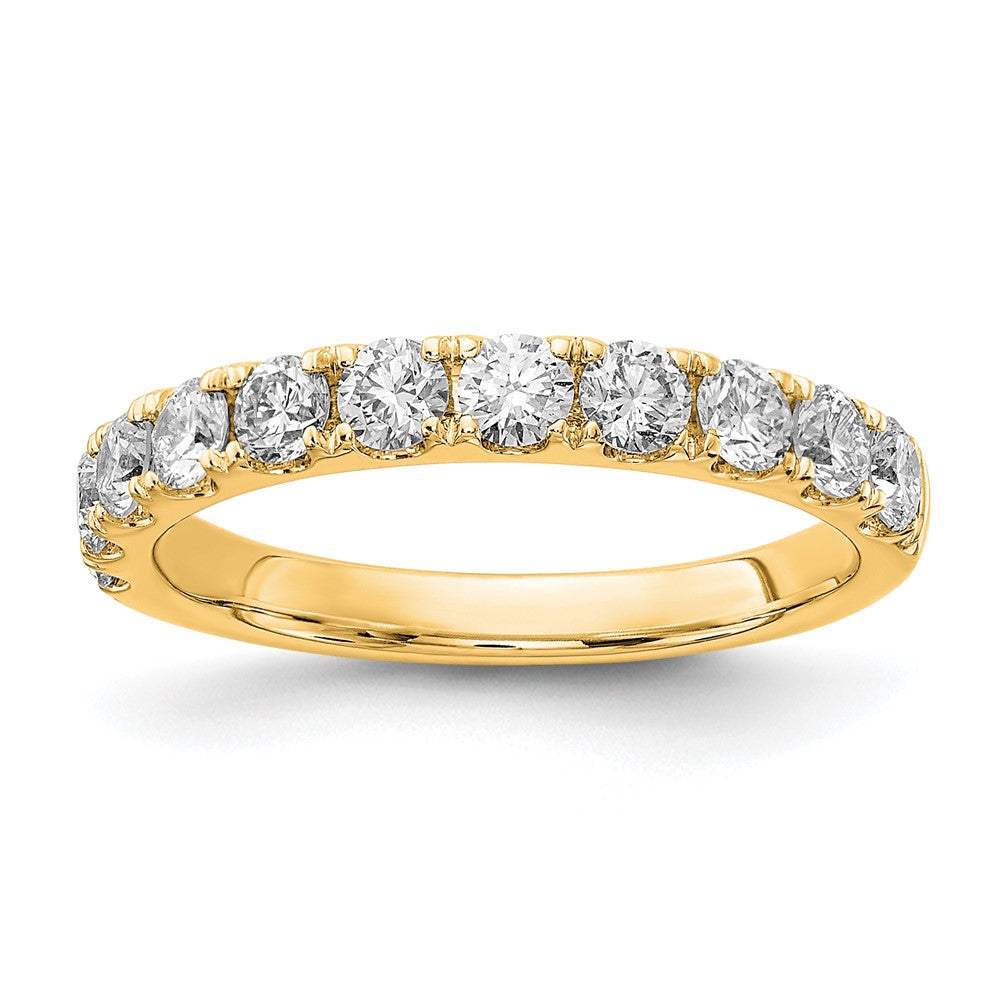 14K Gold Lab Grown Diamond VS/SI FGH 1ct Wedding Band