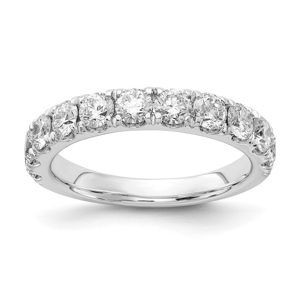 14K White Gold Lab Grown Diamond VS/SI FGH 1 1/2ct Wedding Band