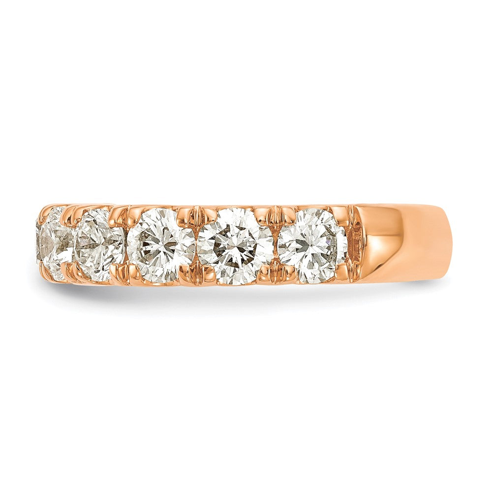 14K Rose Gold Lab Grown Diamond VS/SI FGH 2ct Wedding Band