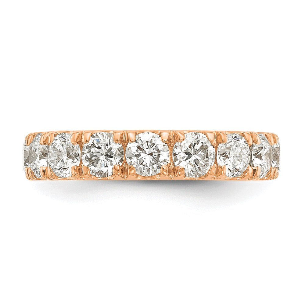 14K Rose Gold Lab Grown Diamond VS/SI FGH 2ct Wedding Band