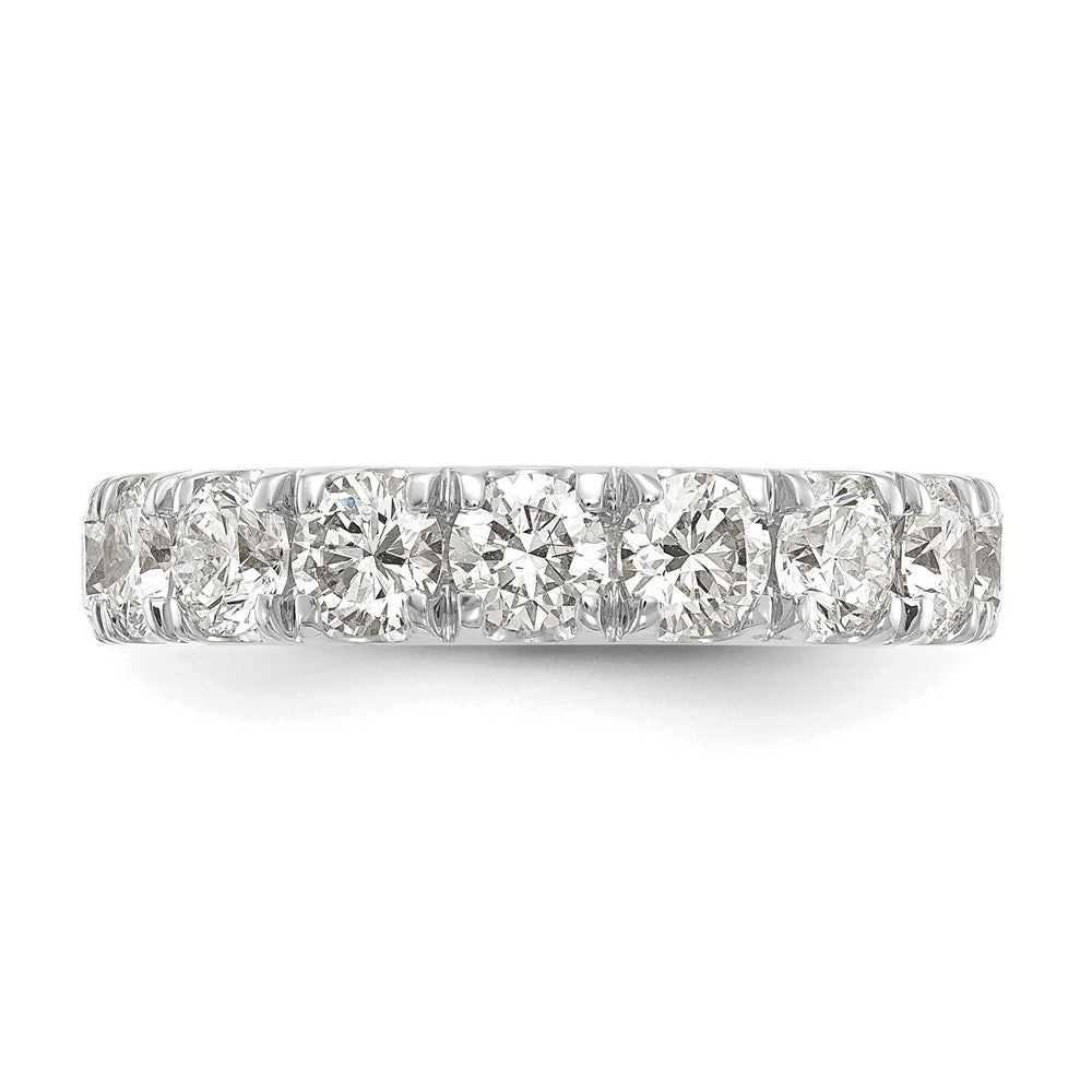 14K White Gold Lab Grown Diamond VS/SI FGH 2ct Wedding Band