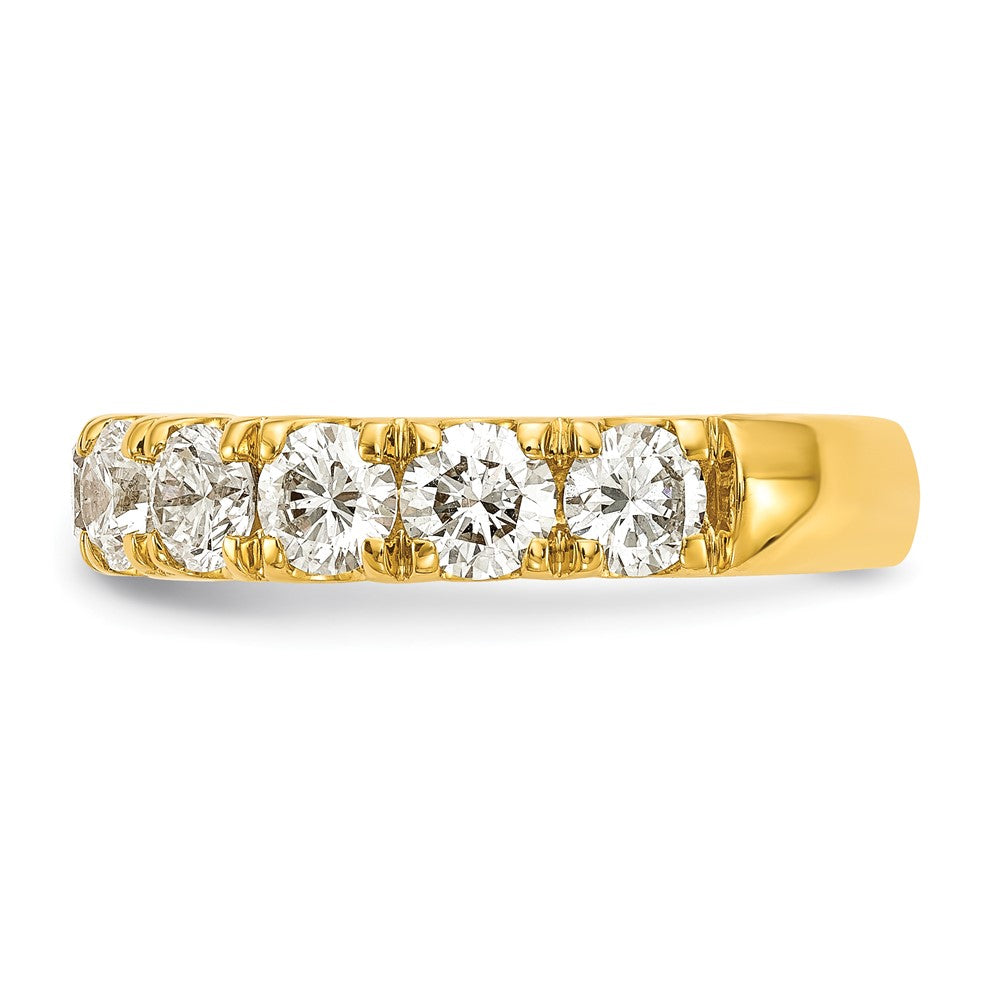 14K Gold Lab Grown Diamond VS/SI FGH 2ct Wedding Band