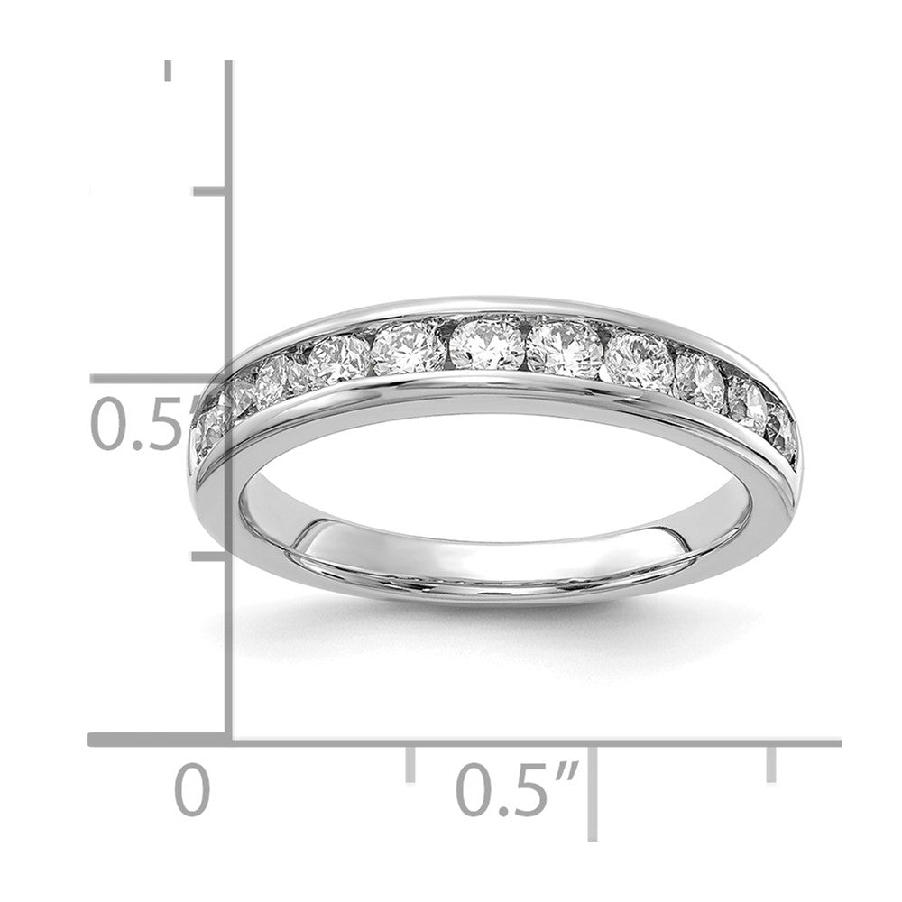 14kw Lab Grown Diamond VS DEF 3/4 ct Channel Band