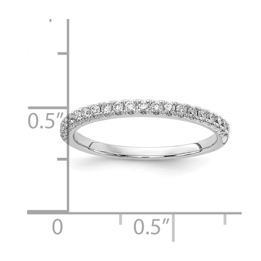 14K White Gold Lab Grown Diamond VS DEF 1/4ct Wedding Band