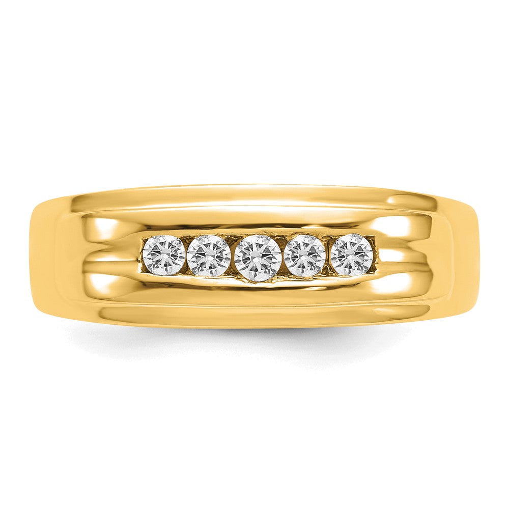 14K Lab Grown Diamond VS/SI FGH Mens Ring