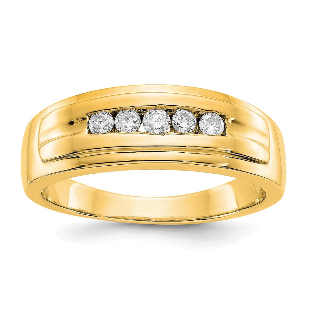 14K Lab Grown Diamond VS/SI FGH Mens Ring