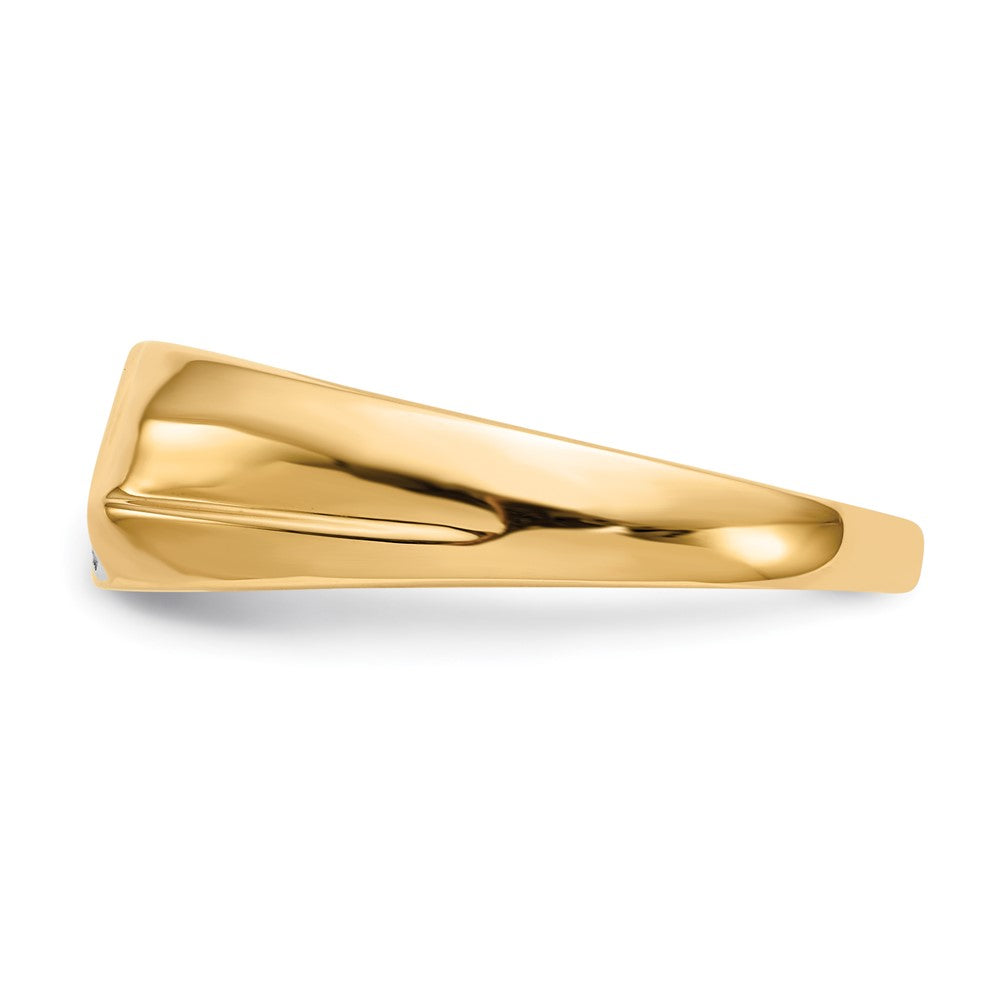 14K Lab Grown VS/SI FGH Dia Men's Ring