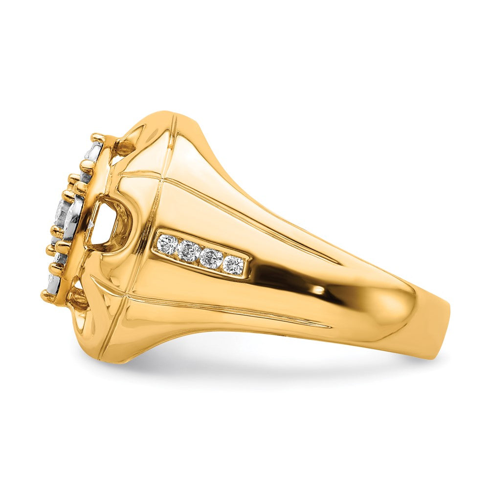 14K Lab Grown Diamond VS/SI FGH Men's Ring