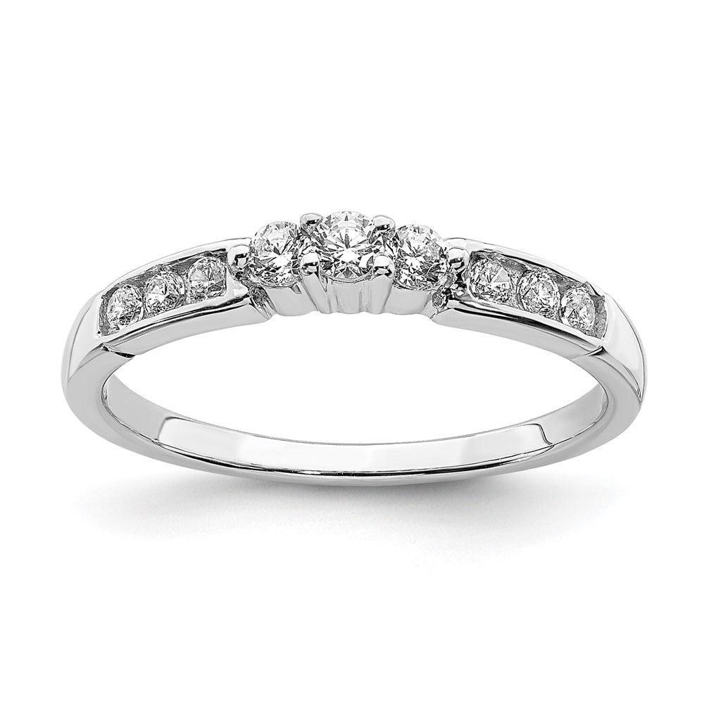 14K White Gold Lab Grown Diamond VS/SI FGH Band