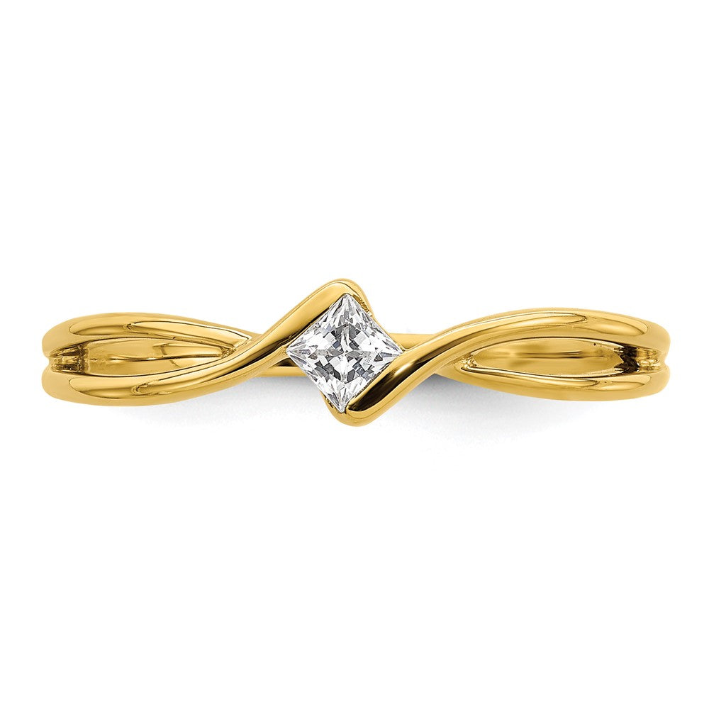 14K First Promise Lab Grown Diamond VS/SI FGH Promise Ring