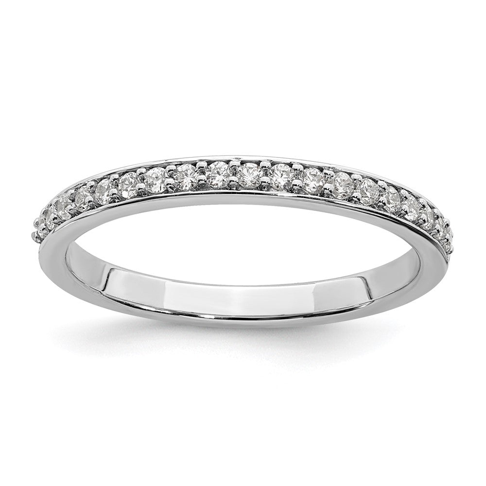 10K White Gold Lab Grown Diamond VS/SI FGH Wedding Band