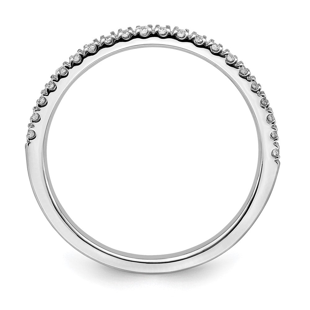 14K White Gold Lab Grown Diamond VS/SI FGH Wedding Band