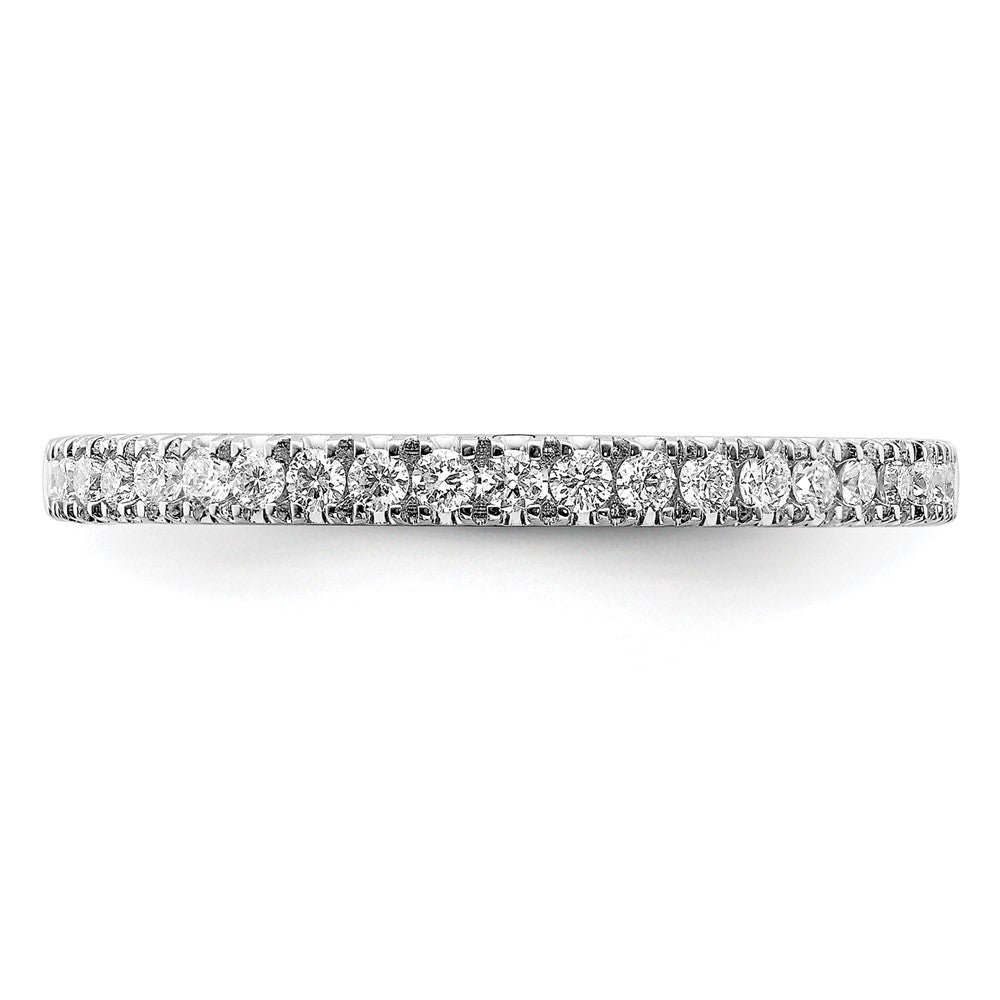 14K White Gold Lab Grown Diamond VS/SI FGH Wedding Band