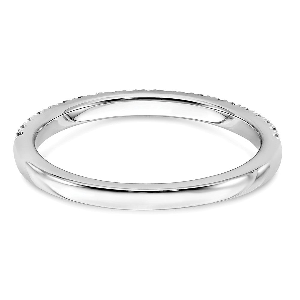 14K White Gold Lab Grown Diamond VS/SI FGH Wedding Band