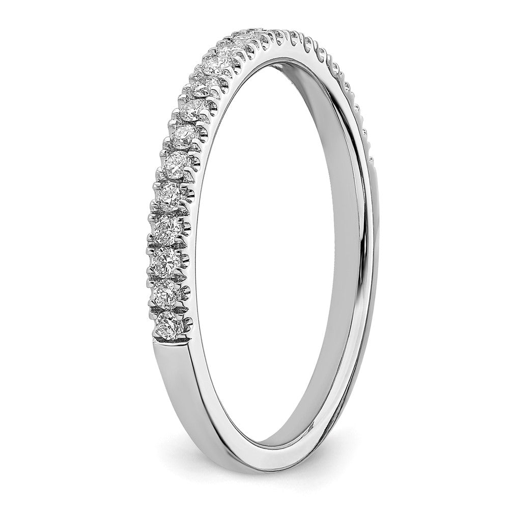 14K White Gold Lab Grown Diamond VS/SI FGH Wedding Band