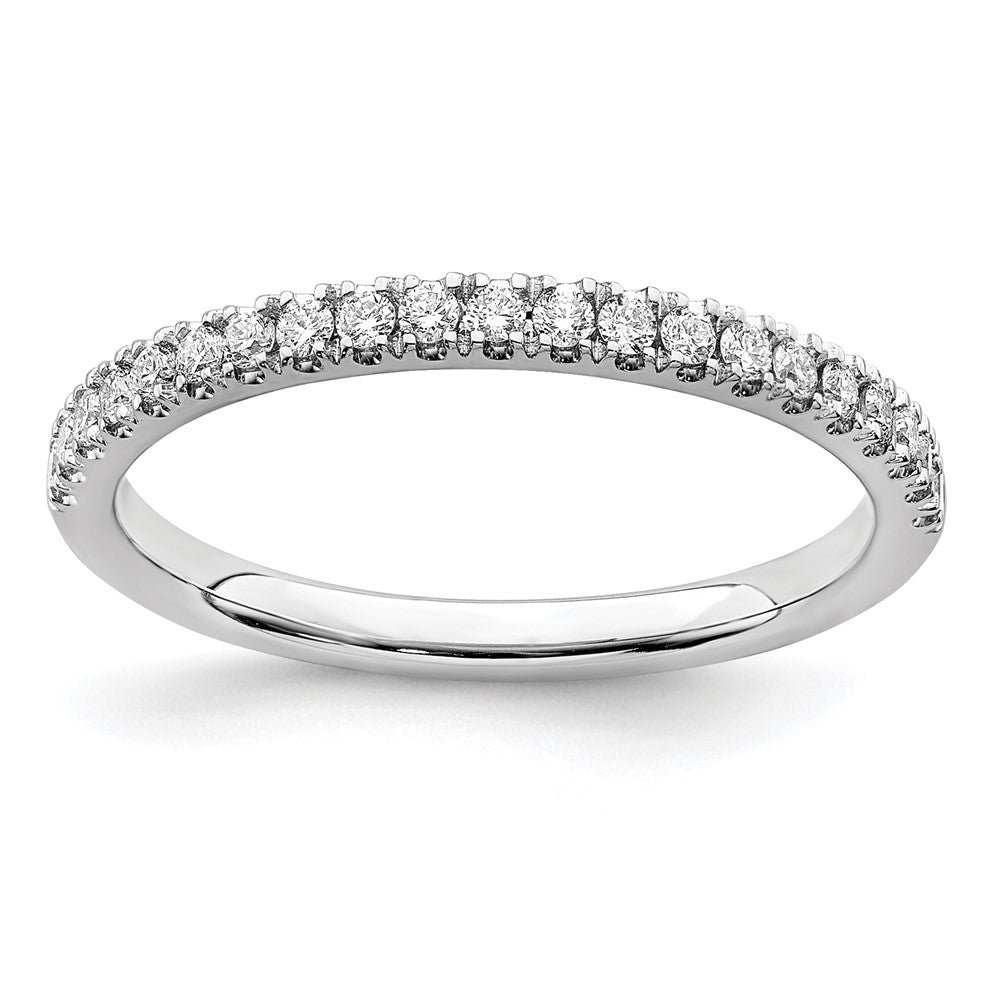 14K White Gold Lab Grown Diamond VS/SI FGH Wedding Band