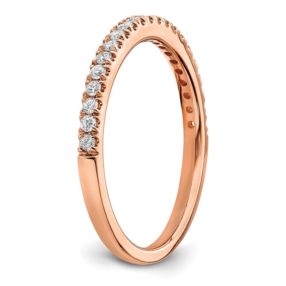 14K Rose Gold Lab Grown Diamond VS/SI FGH Wedding Band