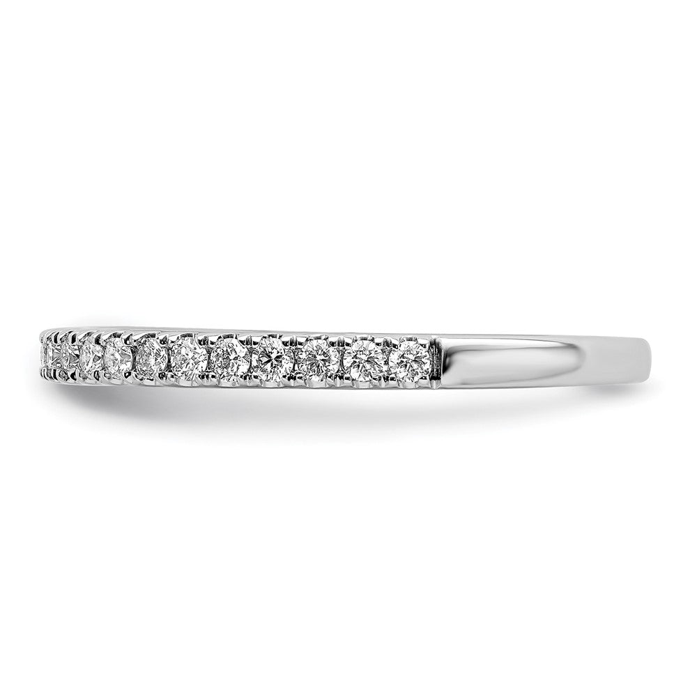 14K White Gold Lab Grown Diamond VS/SI FGH Wedding Band