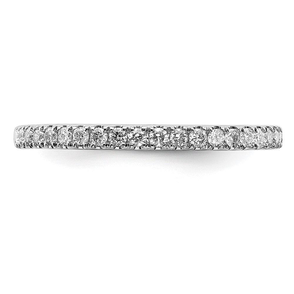 14K White Gold Lab Grown Diamond VS/SI FGH Wedding Band