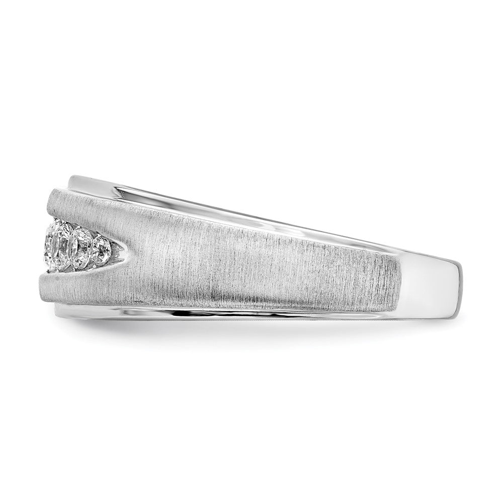 10K White Gold Lab Grown Diamond, VS/SI FGH Men's Ring