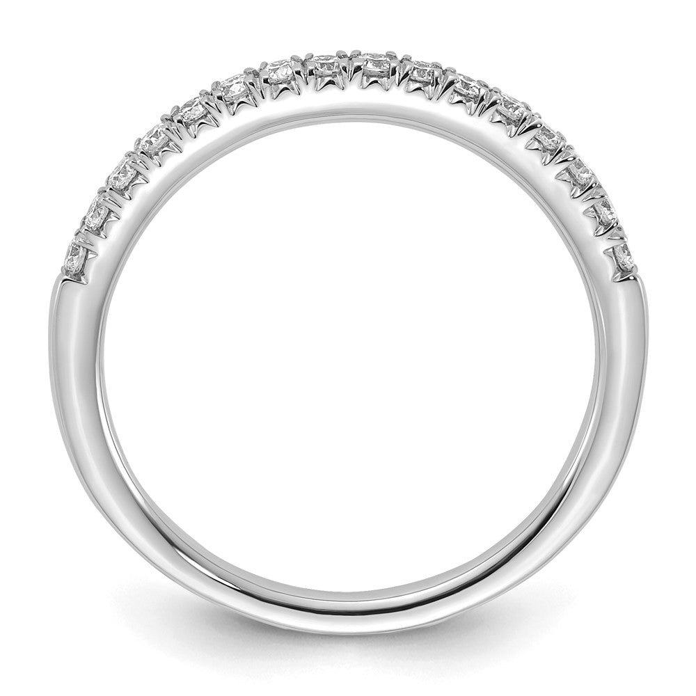 14K White Gold Lab Grown Diamond VS/SI FGH Wedding Band