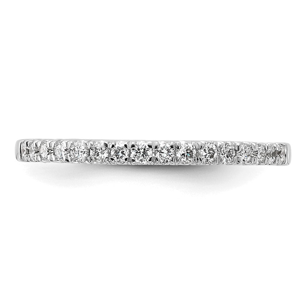 14K White Gold Lab Grown Diamond VS/SI FGH Wedding Band