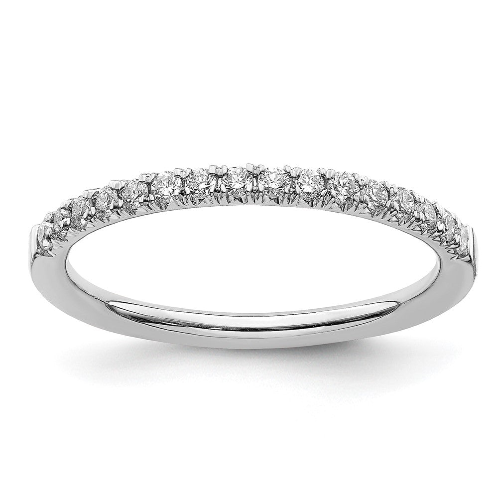 14K White Gold Lab Grown Diamond VS/SI FGH Wedding Band