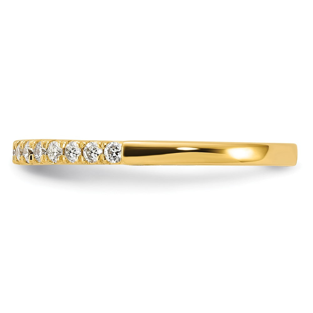 14K Gold Lab Grown Diamond VS/SI FGH Wedding Band