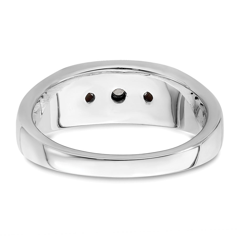 14K White Gold Lab Grown Diamond VS/SI FGH Men's Ring