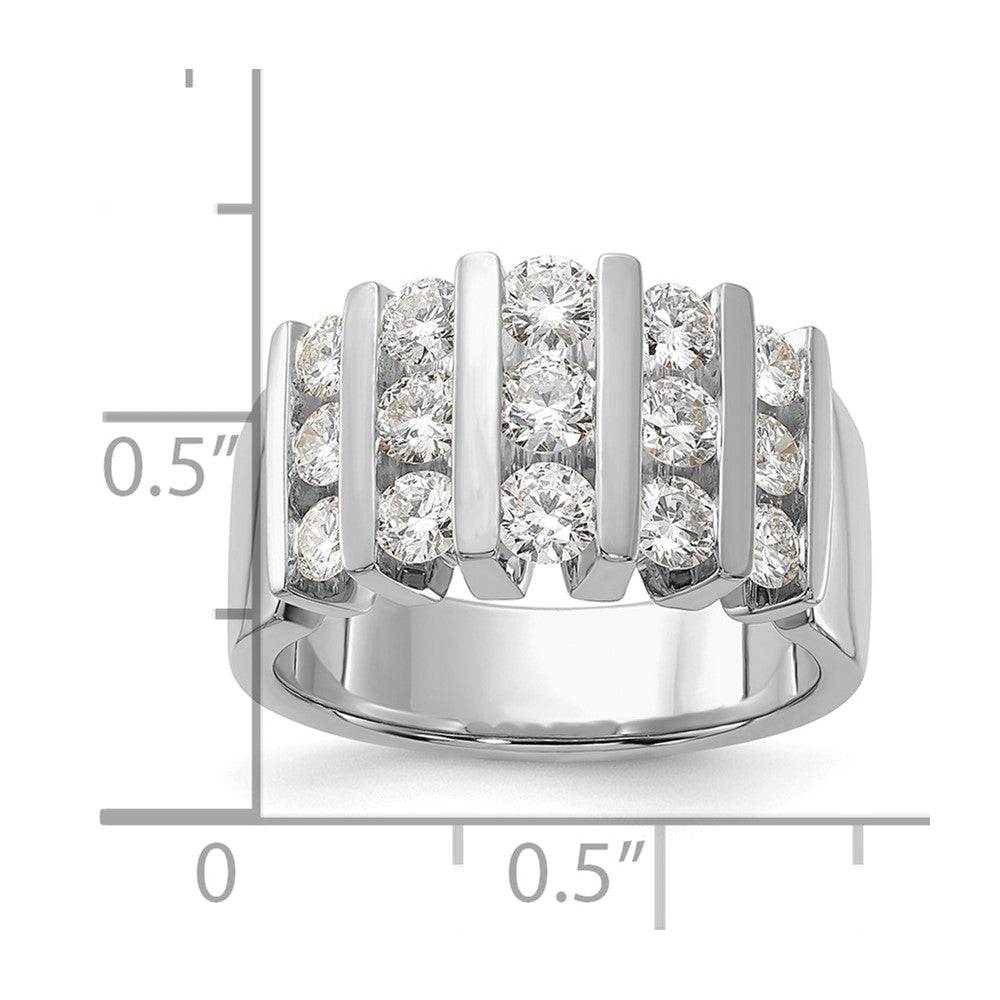 14K White Gold Lab Grown Diamond 1.5ctw VS/SI FGH Band