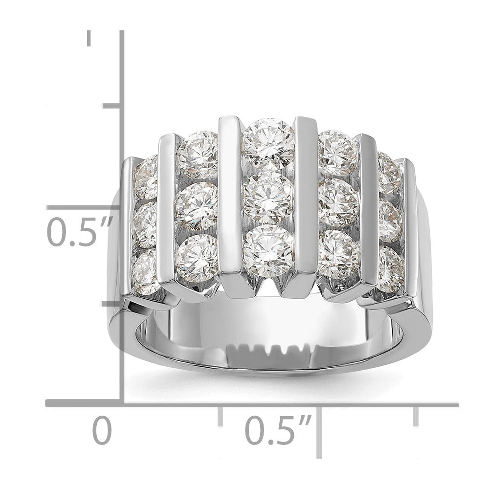 14K White Gold Lab Grown Diamond 2ctw VS/SI FGH Band