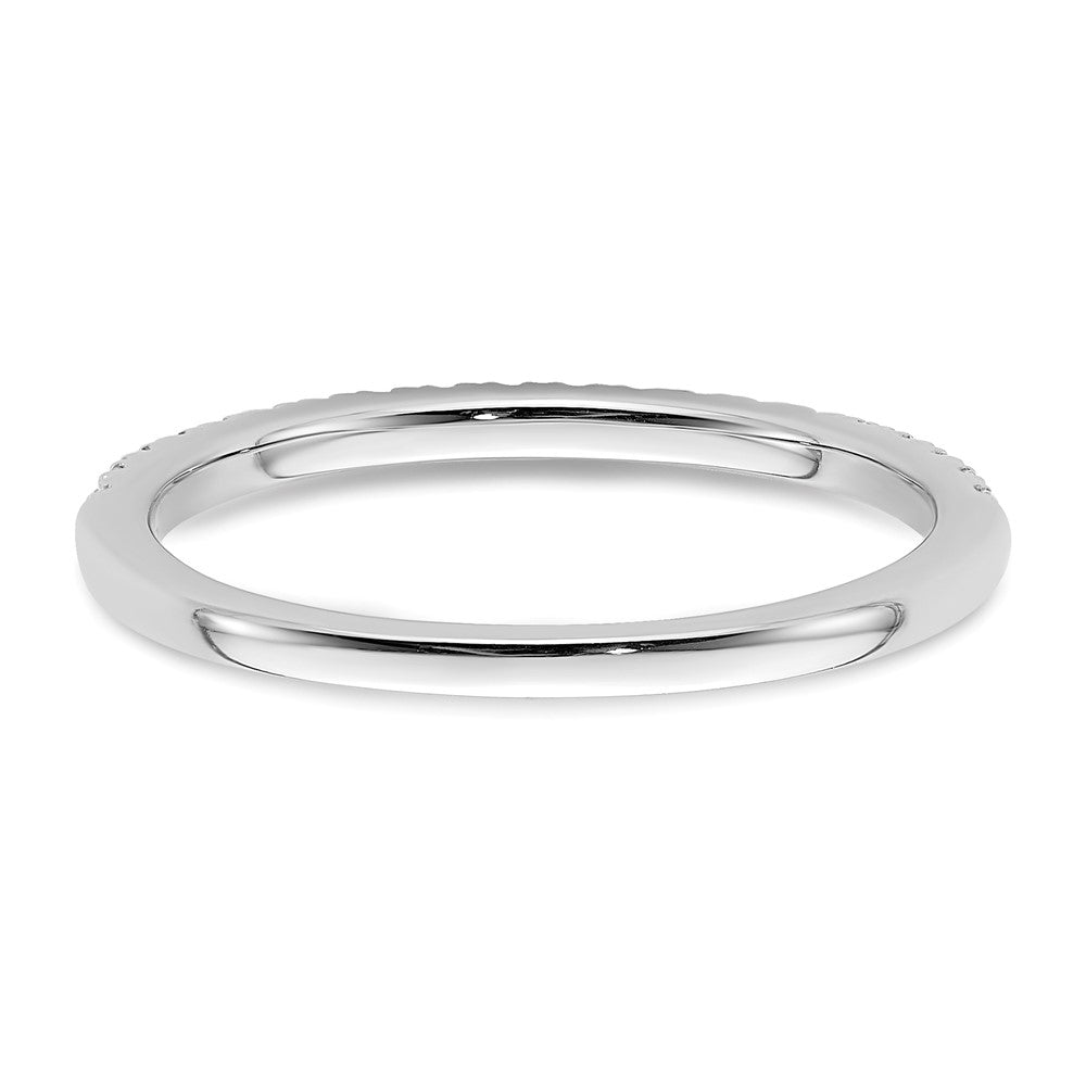 14k White Gold Lab Grown VS/SI FGH Dia Wedding Band