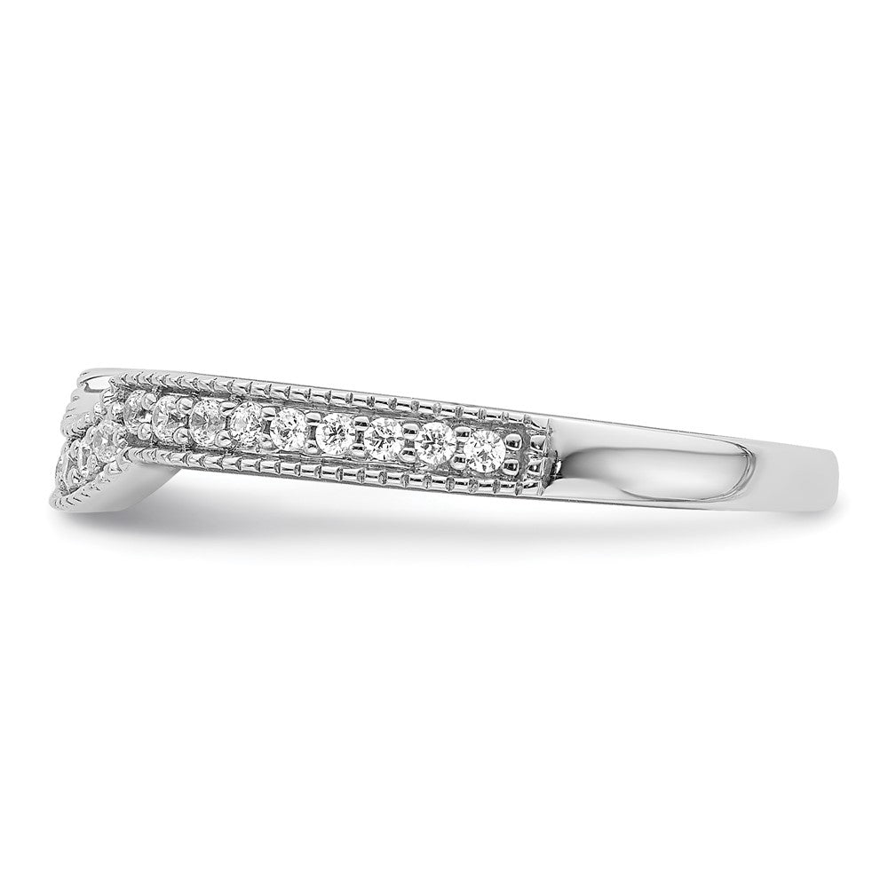 14K White Gold Lab Grown Diamond VS/SI FGH Wedding Band