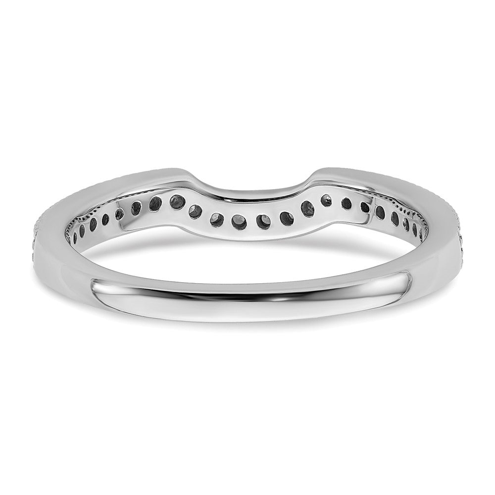 14K White Gold Lab Grown Diamond VS/SI FGH Wedding Band