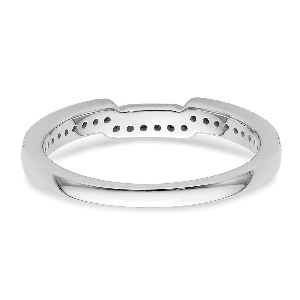 14K White Gold Lab Grown Diamond VS/SI FGH Wedding Band