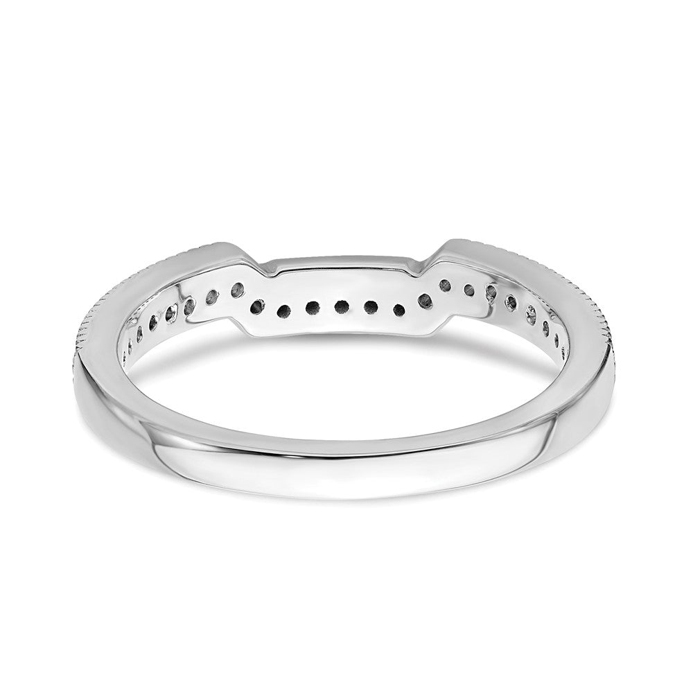 14K White Gold Lab Grown Diamond VS/SI FGH Wedding Band