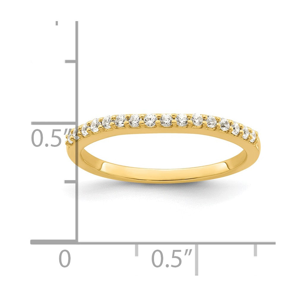 14K Lab Grown VS/SI FGH Dia Wedding Band