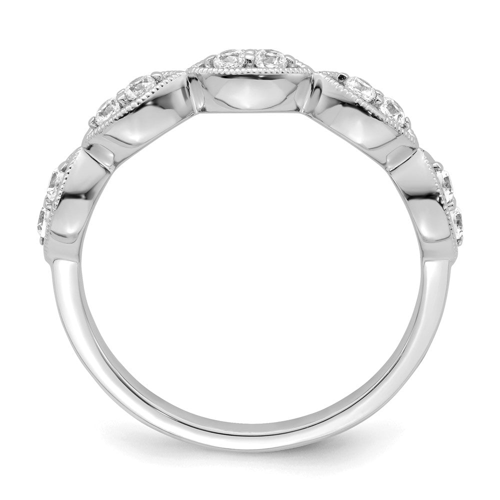 14K White Gold Lab Grown Diamond VS/SI FGH Ring