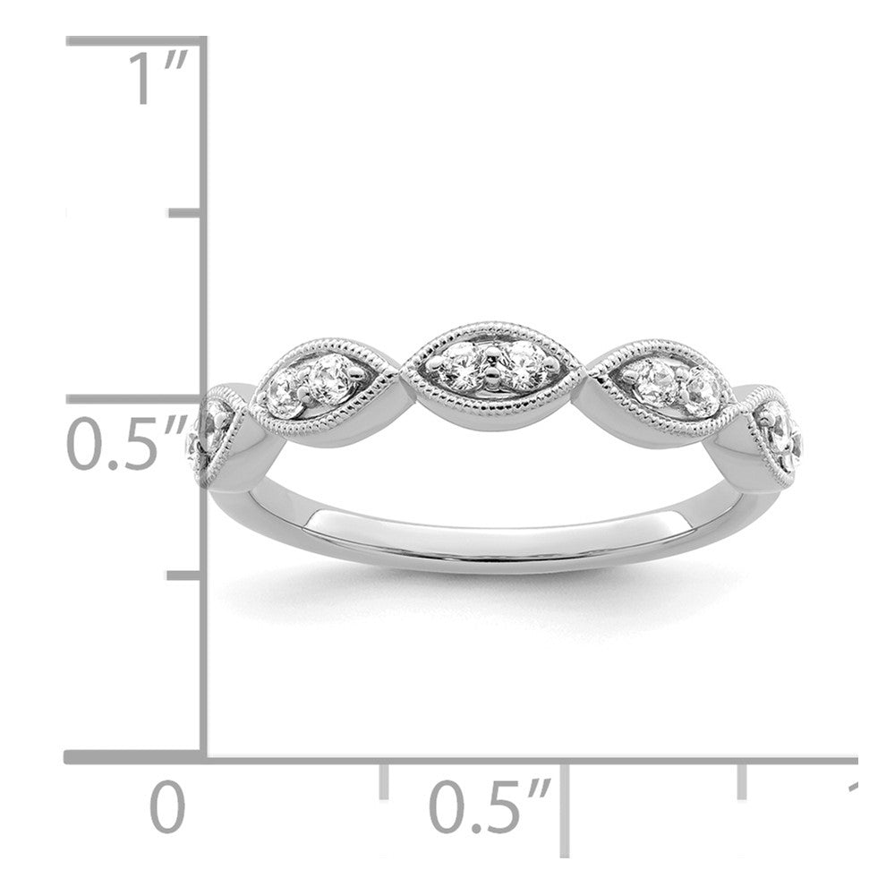 14K White Gold Lab Grown Diamond VS/SI FGH Ring