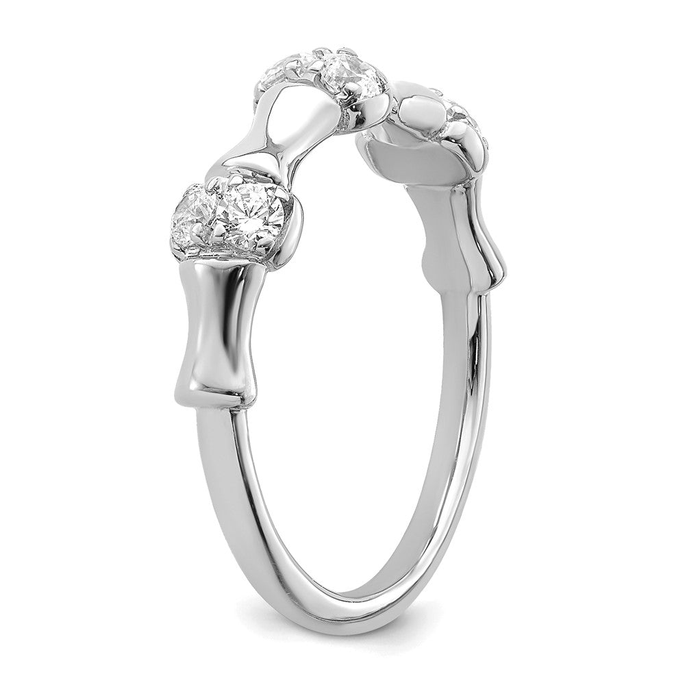 14K White Gold Lab Grown Diamond VS/SI FGH Fancy Ring