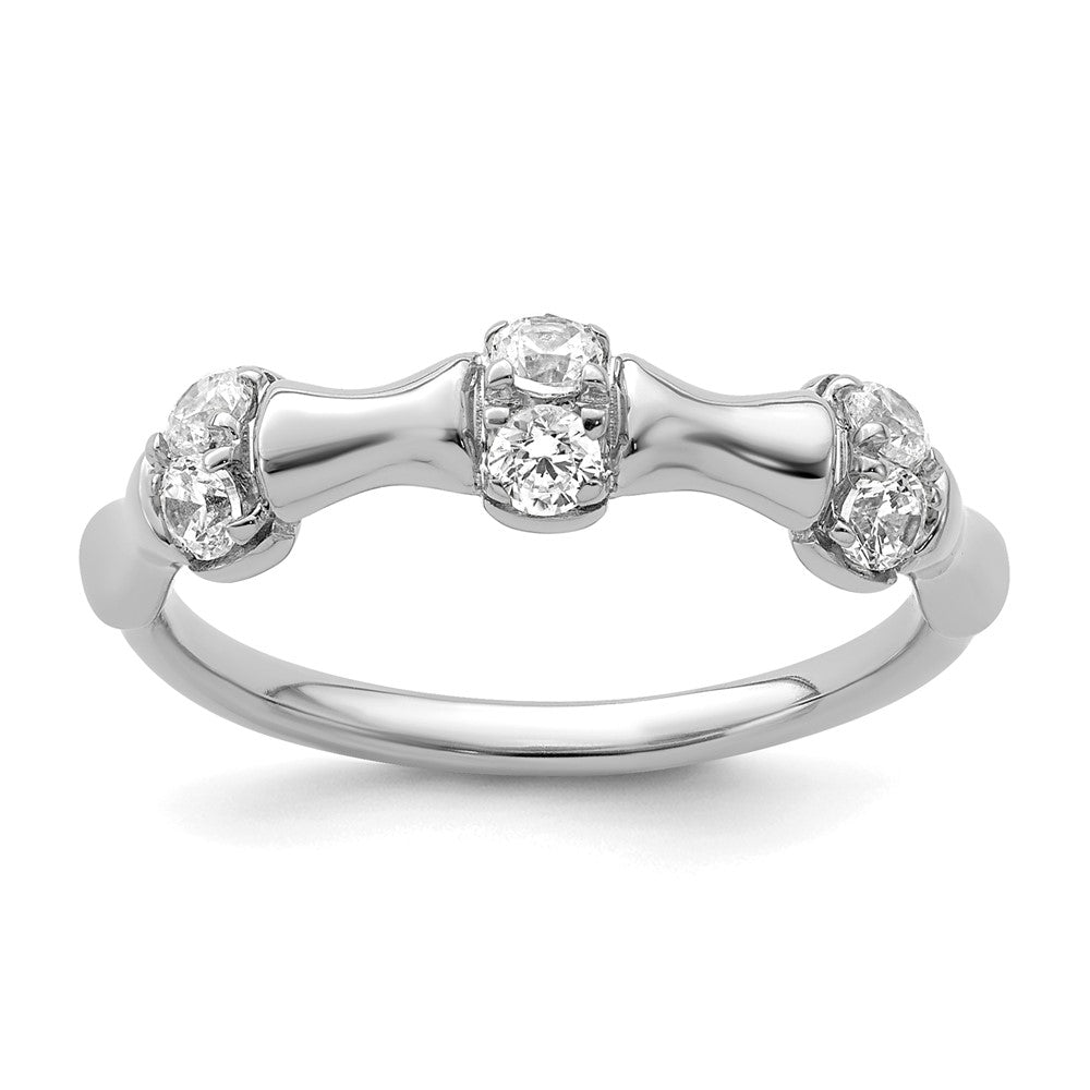 14K White Gold Lab Grown Diamond VS/SI FGH Fancy Ring