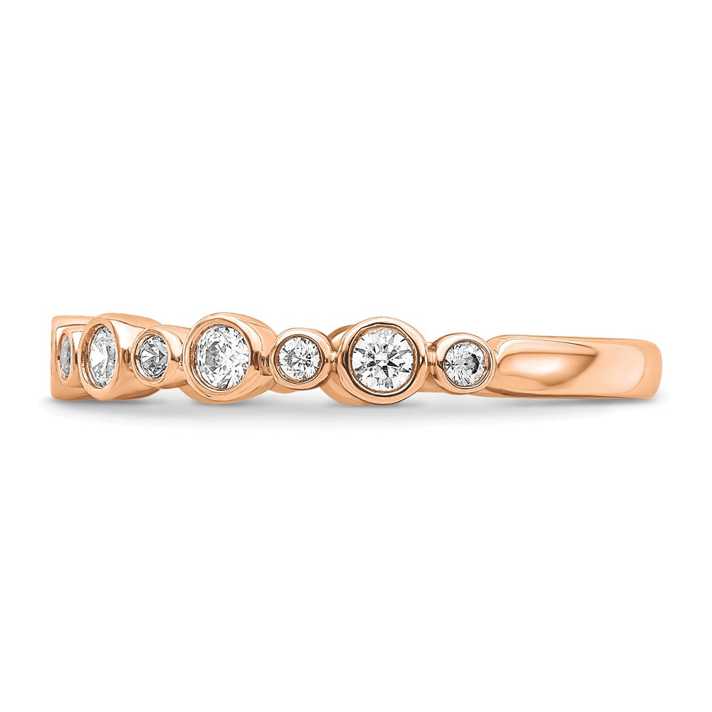 14K Rose Gold Lab Grown Diamond VS/SI FGH Band