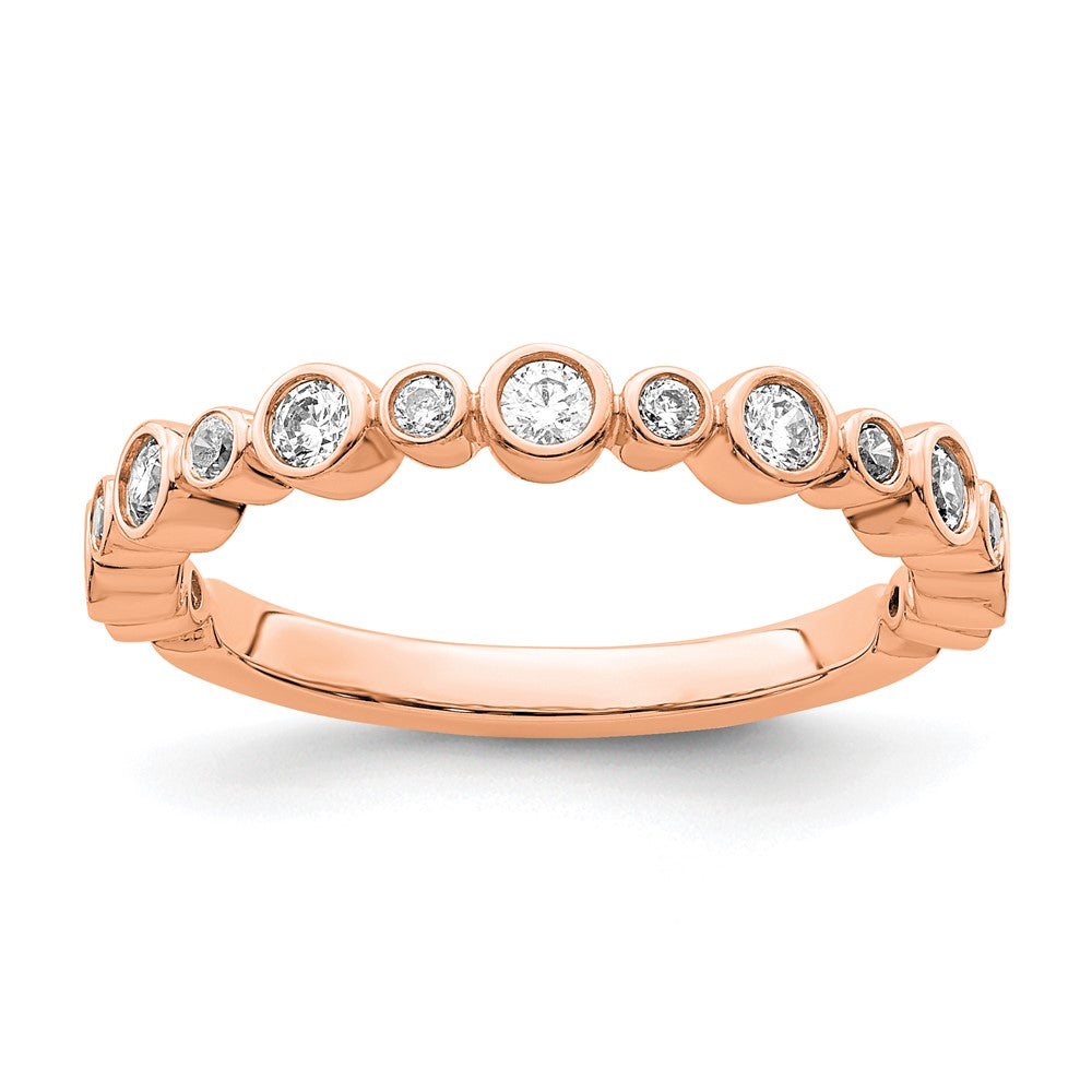 14K Rose Gold Lab Grown Diamond VS/SI FGH Band